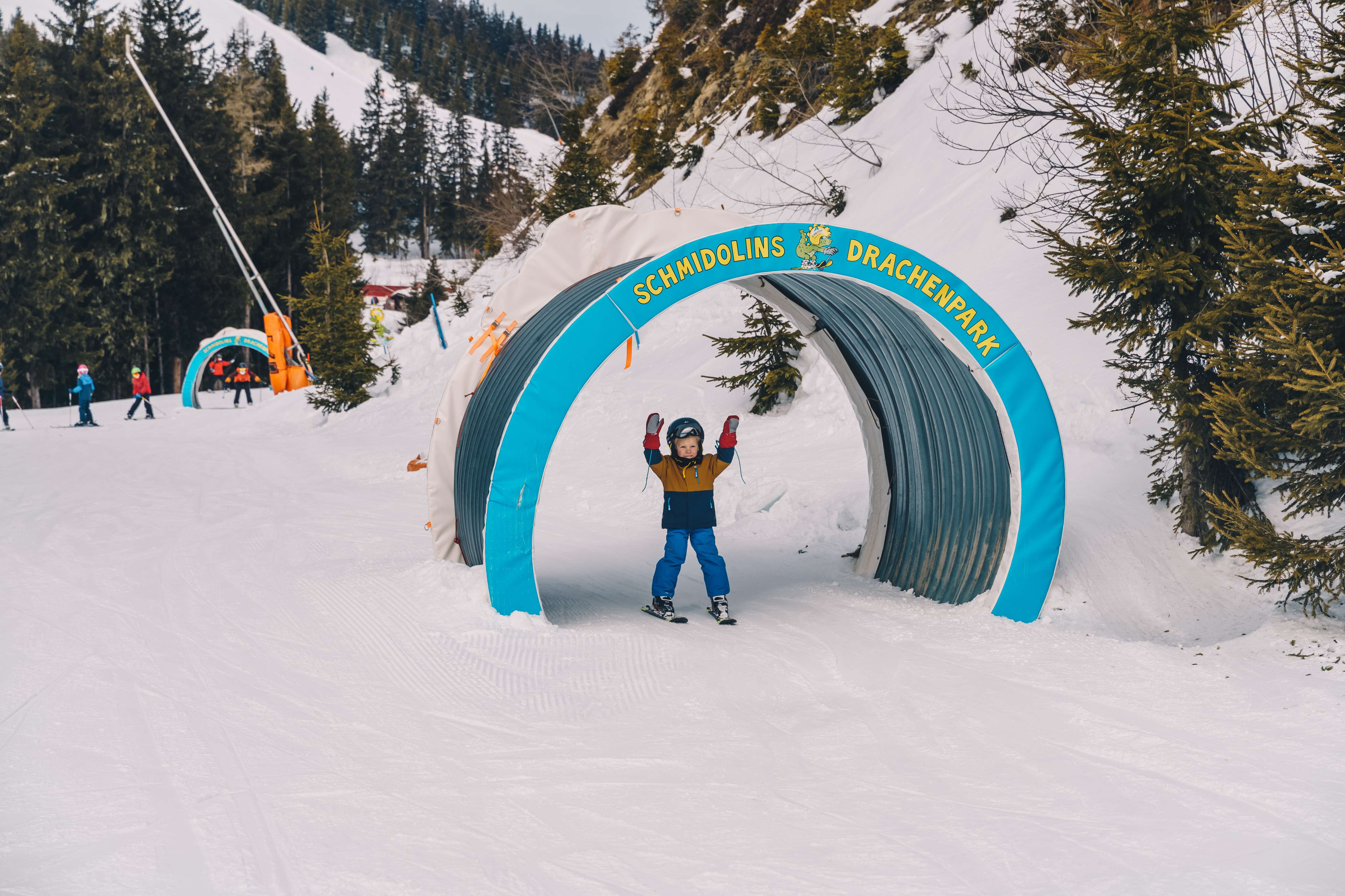 Kindvriendelijk skigebied met leuk kinderpark